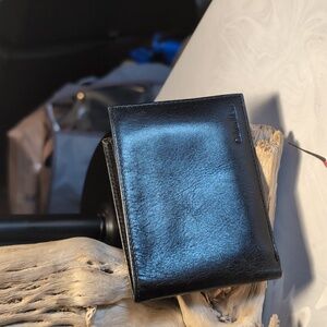 Calvin Klein Leather Billfold Black